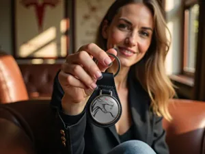 Designer Keychain Stylish Form Modern Edition